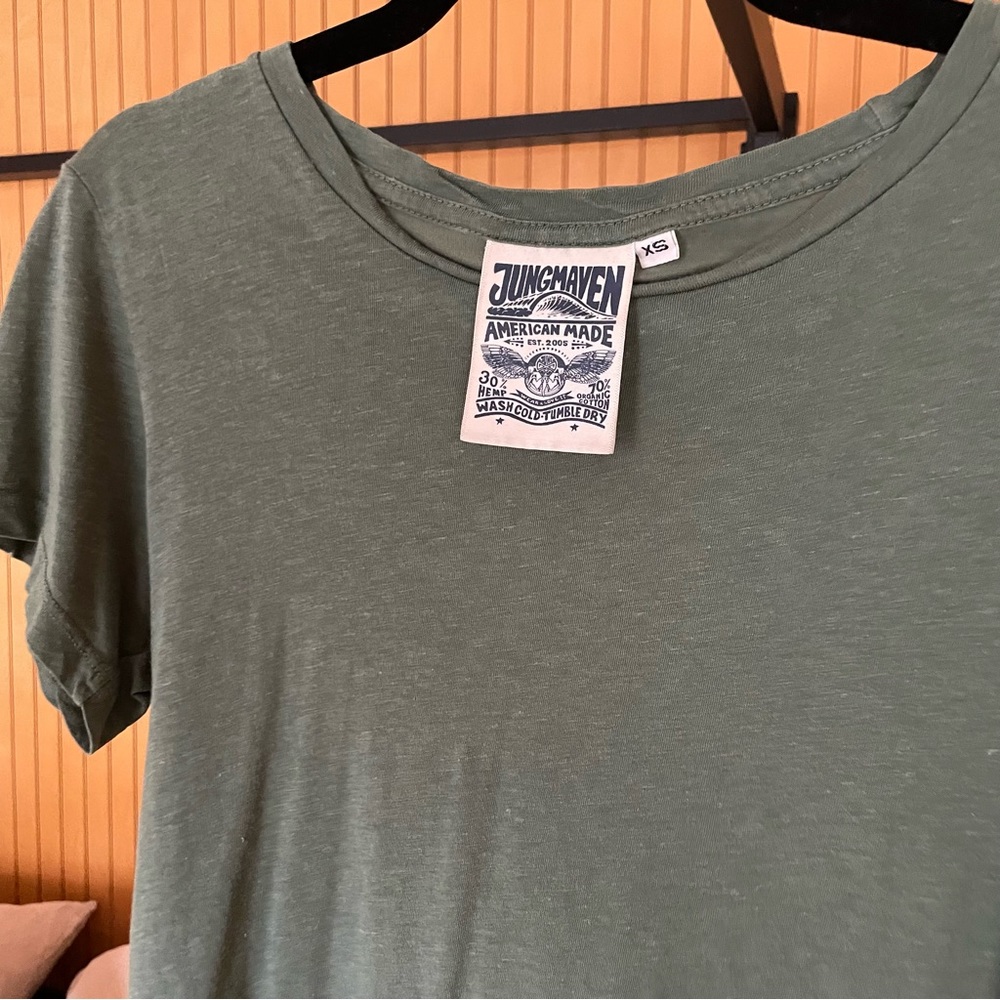 Jungmaven Ojai Tee in Green